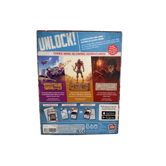 Unlock! Legendary Adventures Co-operative Escape Puzzle Card Game - Picture 3 of 6